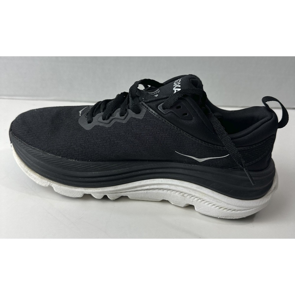 Hoka One One Gaviota 5 Women's Size 8.5B Black Running Shoes 8.5 1134235 BWHT - Picture 3 of 13